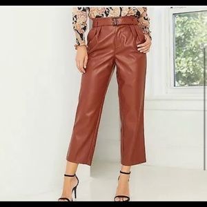 WHO WHAT WEAR “leather” pants NWT